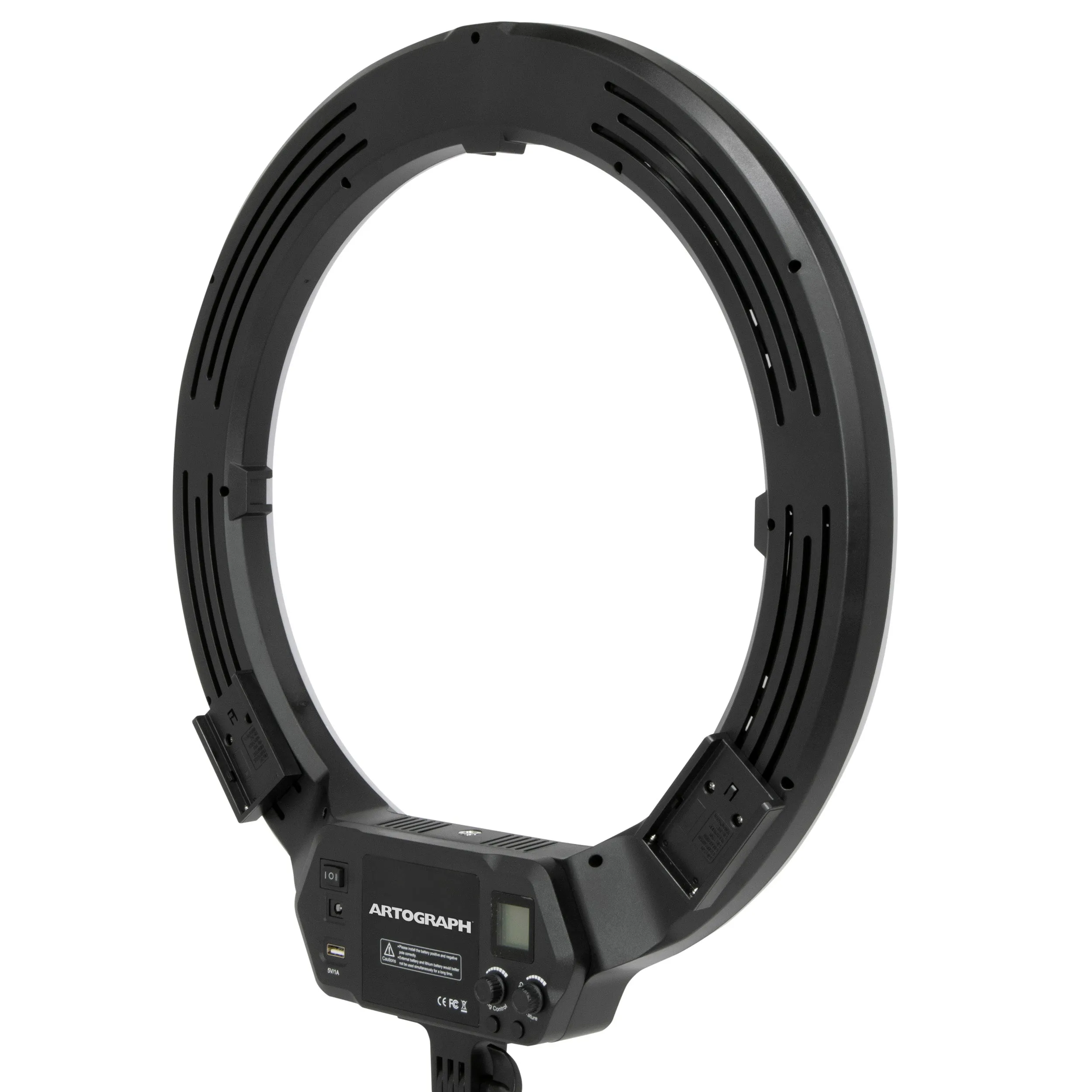 18" Ring Light with Color Control and Remote for Videos, Streaming