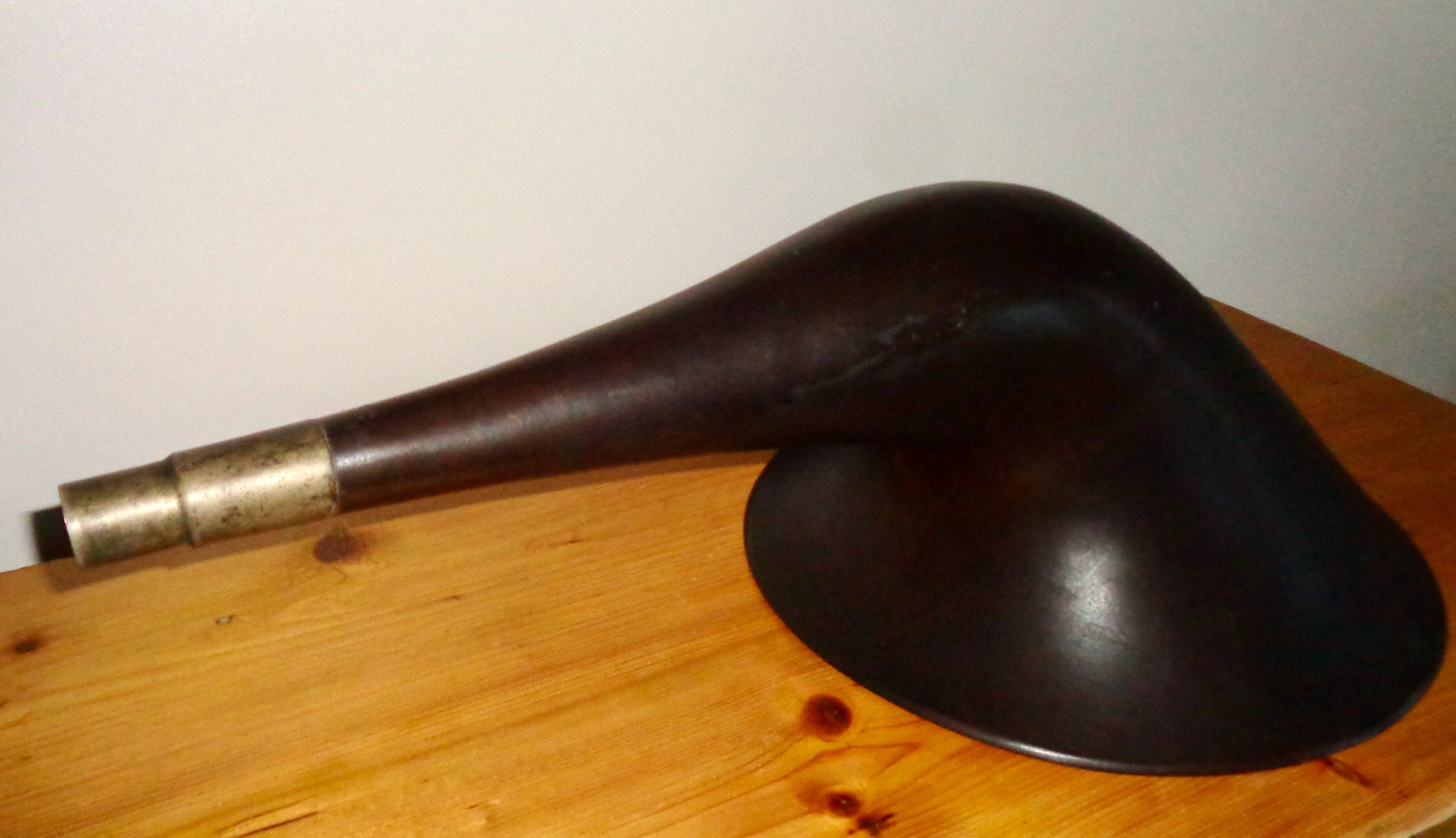 1920s Ebonite Loudspeaker Horn For GEC Gecophone Model A BC2600