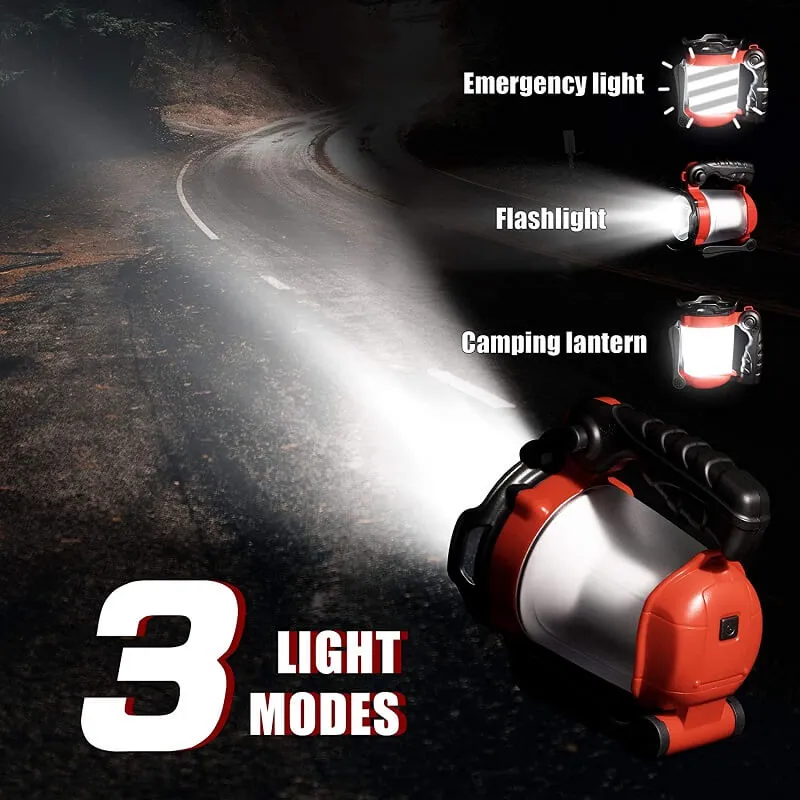 2300 Lumens LED Rechargeable Spotlight Flashlight