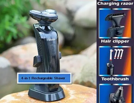 4 in 1 Rechargeable Cordless Shaver