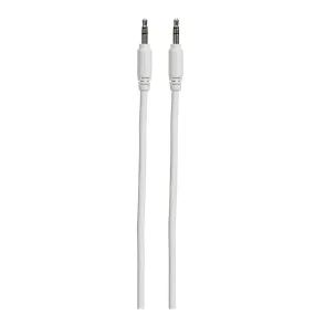 6ft 1/8 (3.5mm) Stereo to Stereo Audio Cable - White