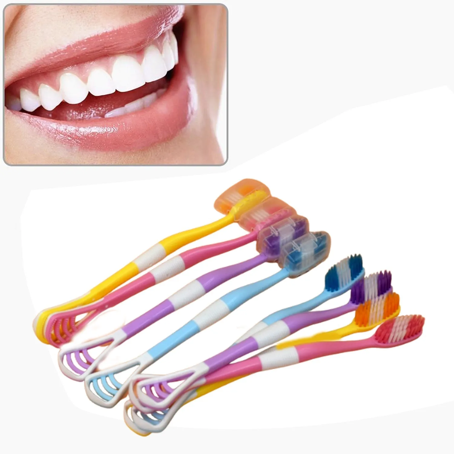 8 Pc 2 in 1 Toothbrush Case widely used in all types of bathroom places for holding and storing toothbrushes and toothpastes of all types of family members etc.