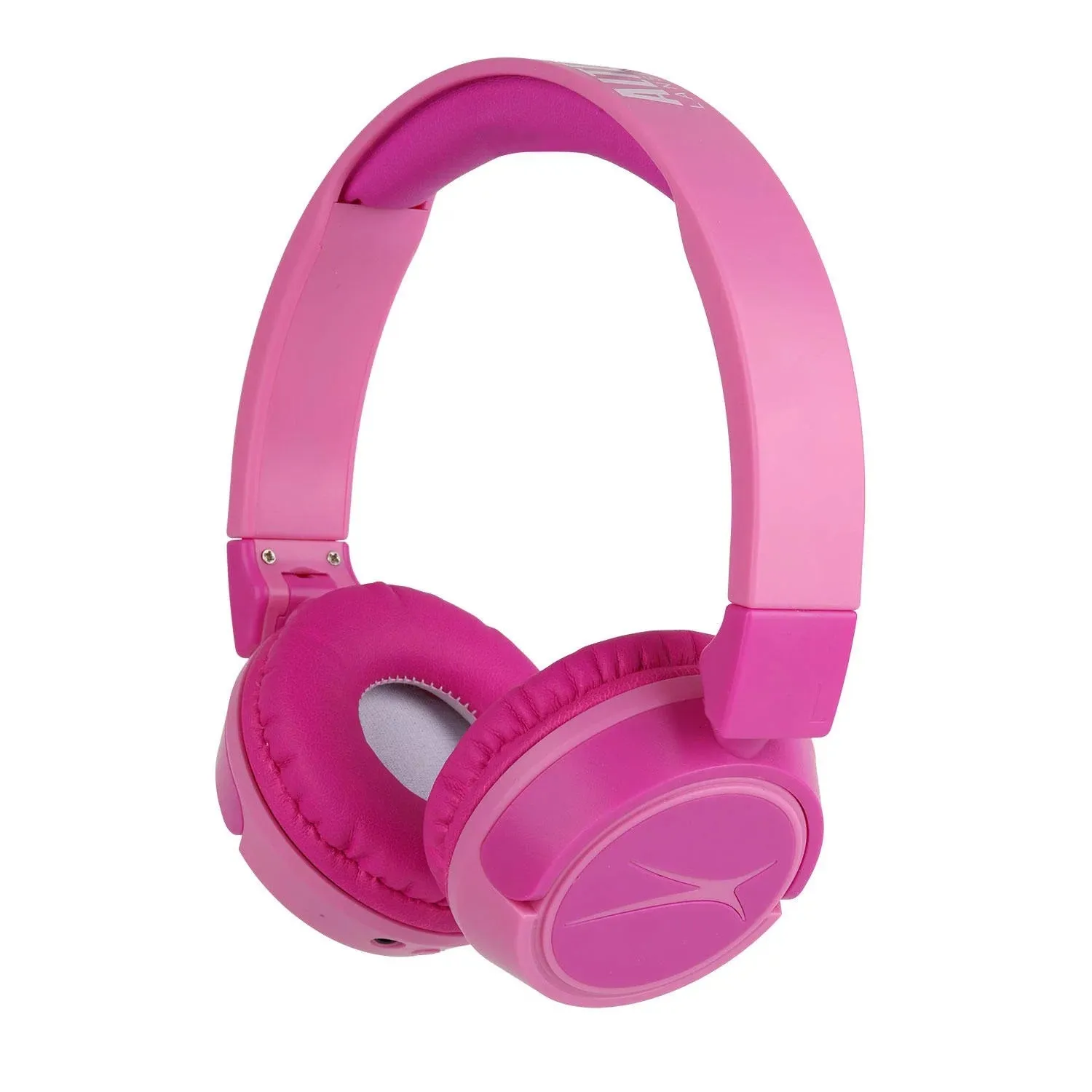 Altec Lansing MZX4410 2-in-1 Bluetooth Kid-Safe Headphones, Princess Pink