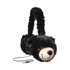 Animalz Ear Headphones Bear | Kids Headphones | Retractable Cable