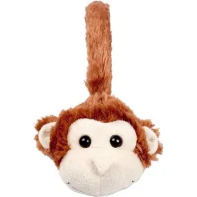 Animalz Fuzzy Monkey Headphones w/ Retractable Cable (Monkey) by RETRAK ETAUDFMNKY