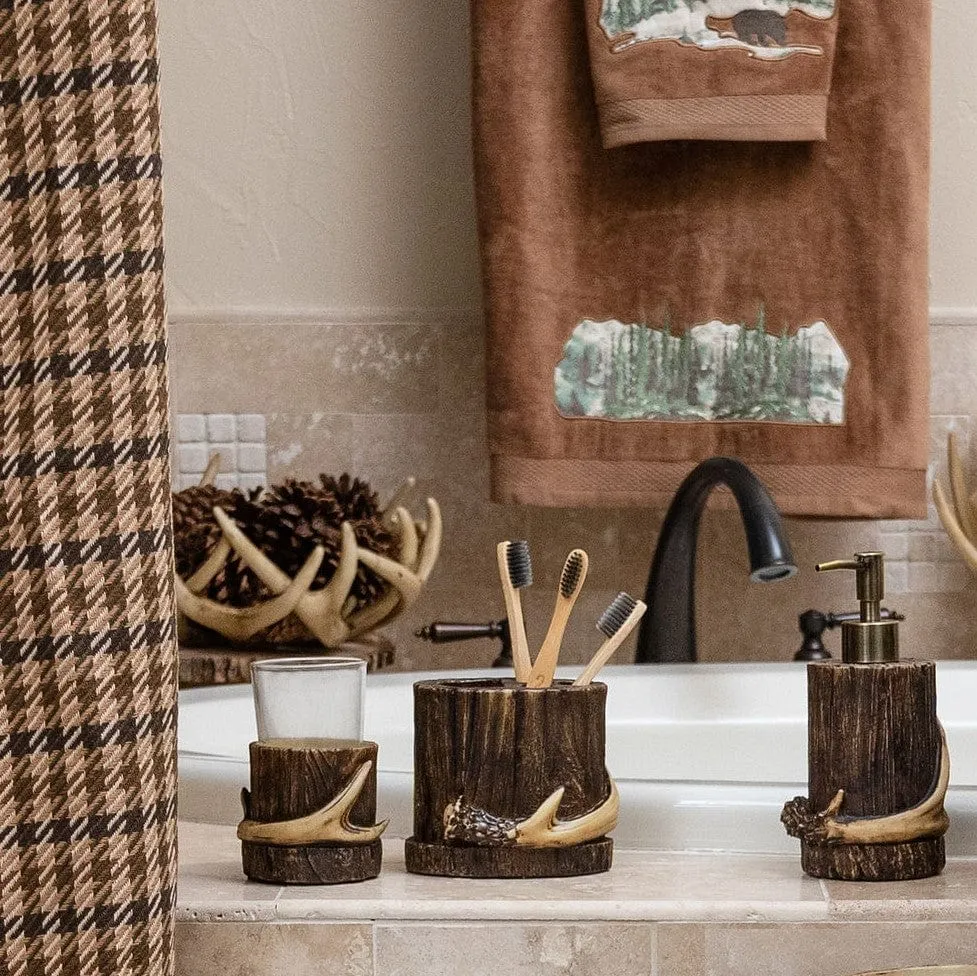 Antler Toothbrush Holder