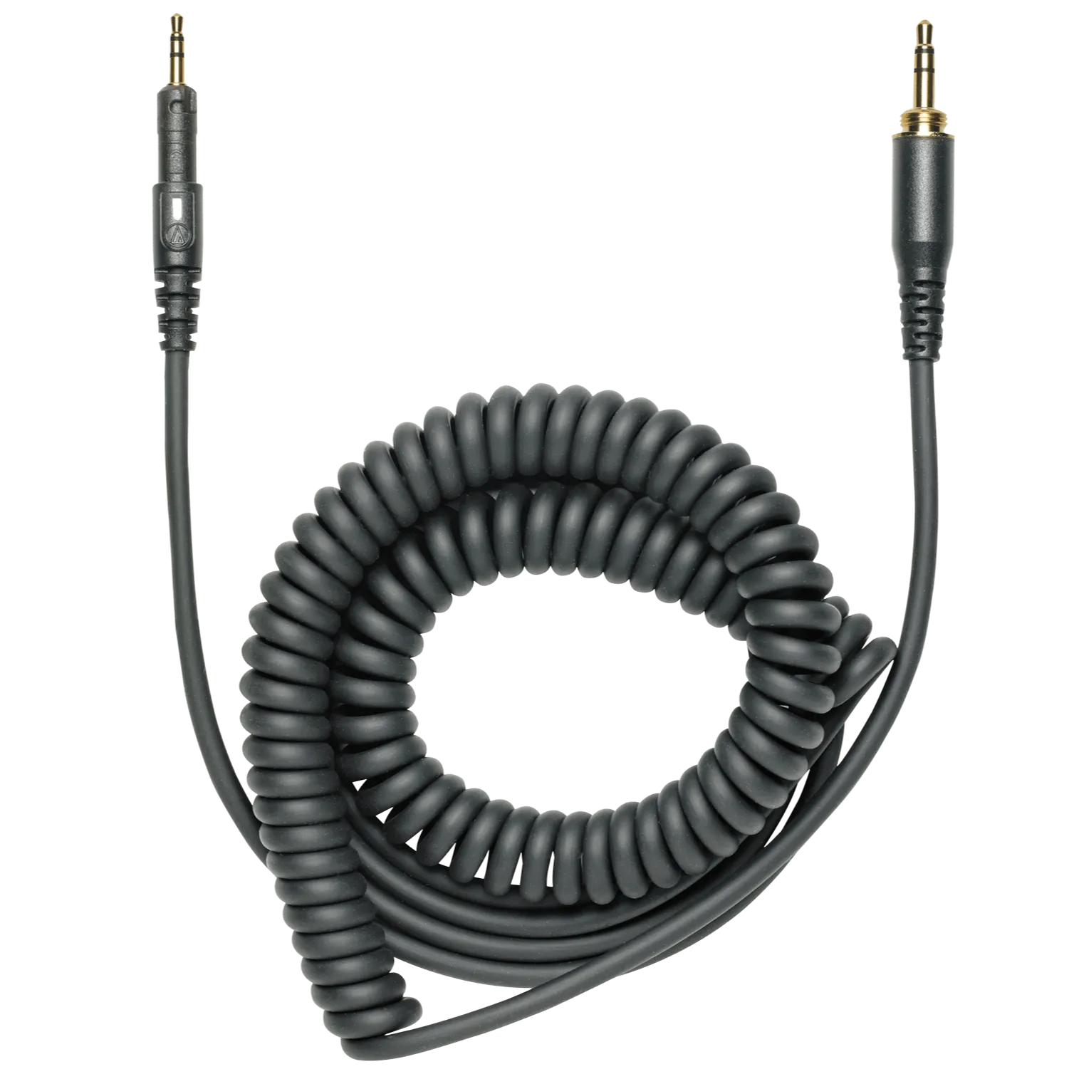 Audio-technica HP-CC Replacement Cable for ATH-M50X and ATH-M40X, Coiled, 1.2m-3m (3.9'-9.8'), Black