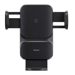 Baseus Wisdom Auto Alignment Car Mount Wireless Charger QI 15W Air Outlet base Black CGZX000001