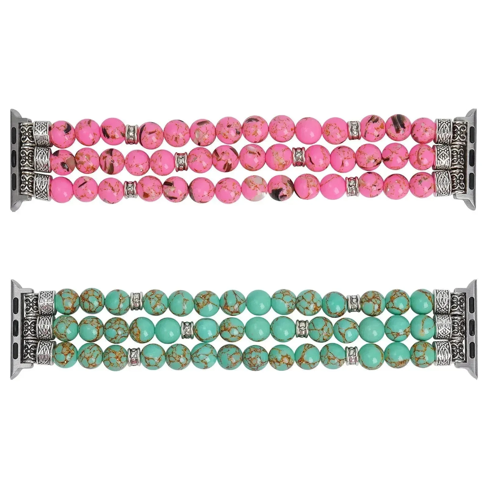 Beaded Bracelet Smart Phone Watch Strap for women