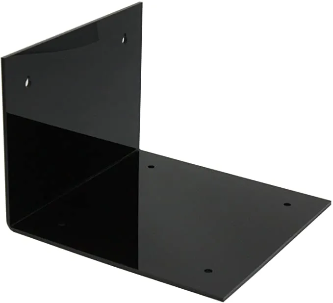 Black Acrylic Wall Mounts - Better Display Cases (Case Not Included)