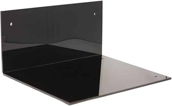 Black Acrylic Wall Mounts - Better Display Cases (Case Not Included)