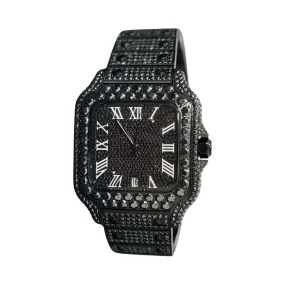 Black Moissanite Watch Designer Automatic Mens ON SALE