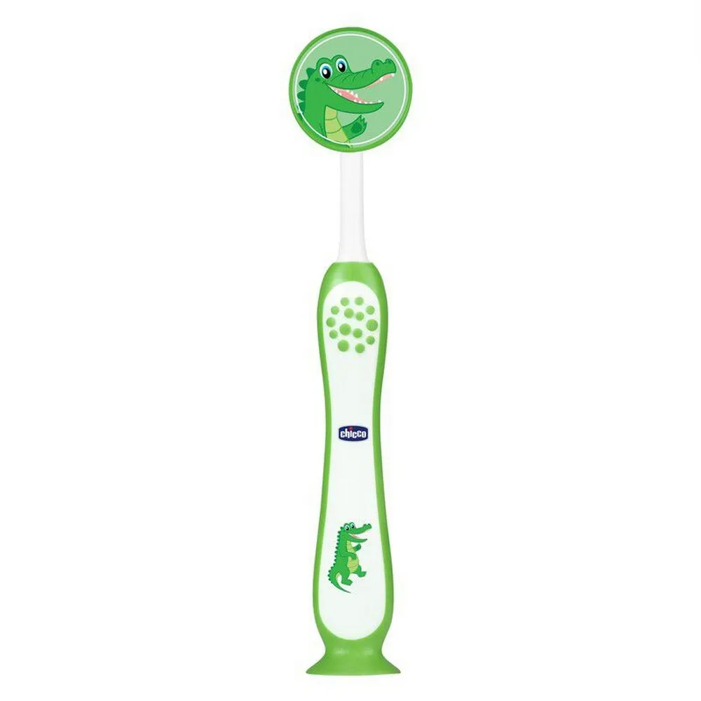 Blue & Green Animal Theme Toothbrush With Cover