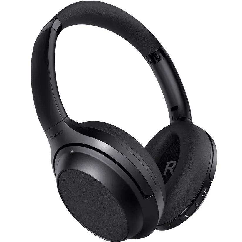 BlueAnt Zone X Wireless Headphones Active Noise Cancelling Black