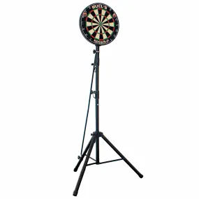 BULL'S Vibex S Mobile Dartstand - Mobile Travel Stand For Steel Tip Dartboards