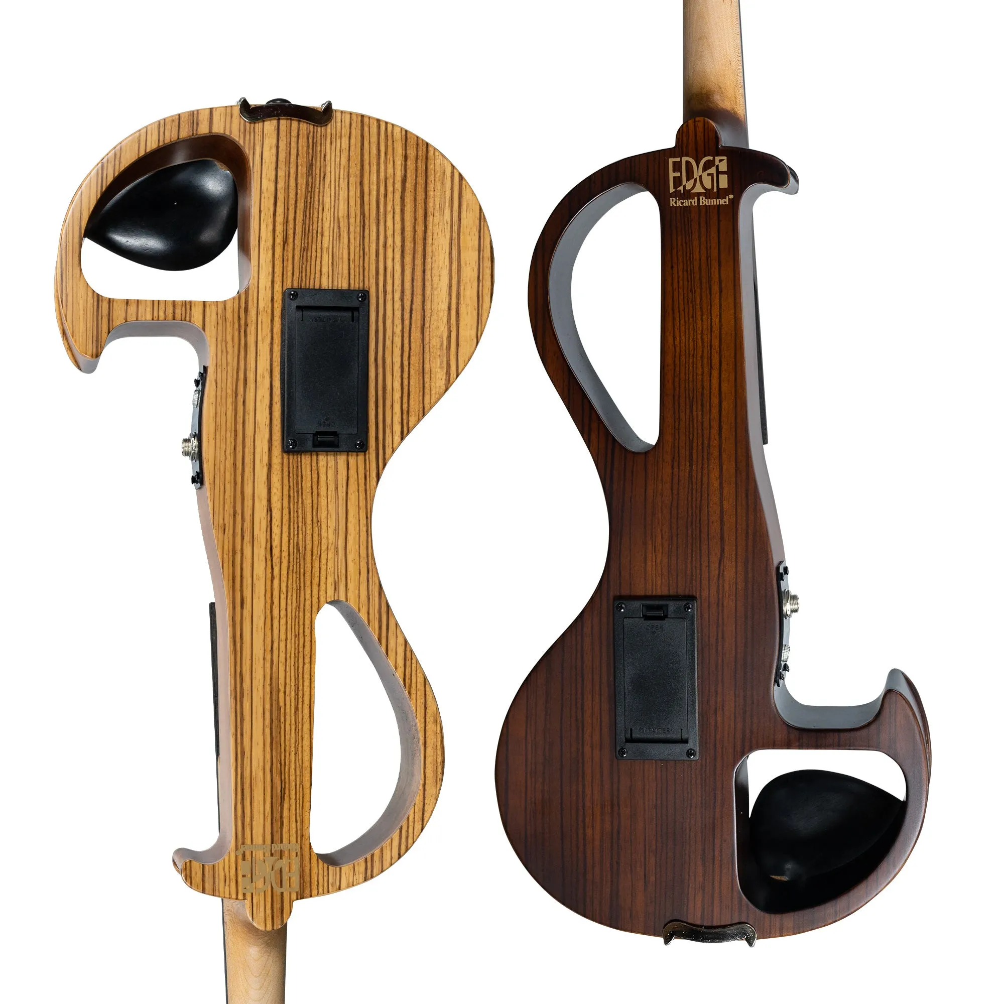 Bunnel Edge Zebrano Electric Violin Outfit