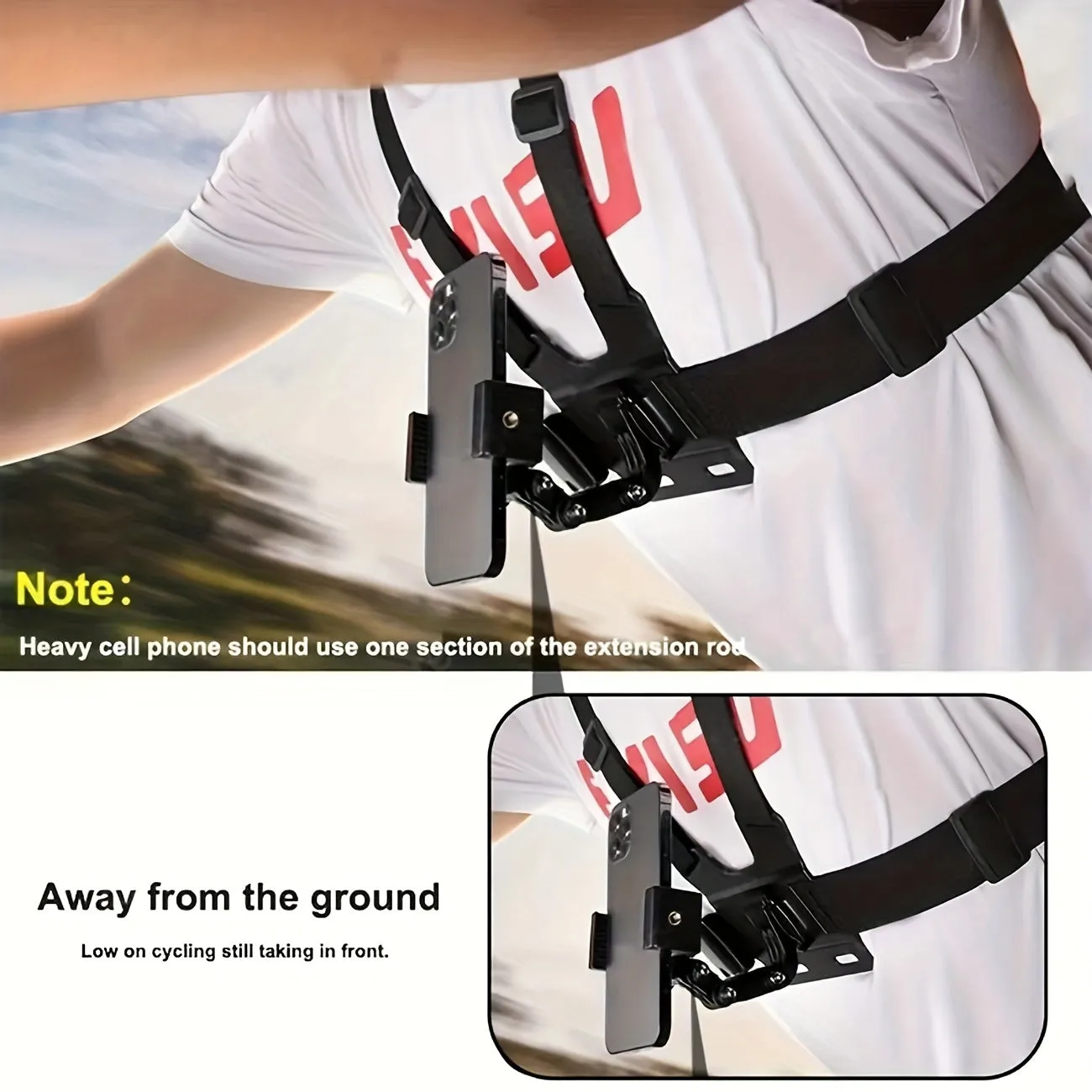 Capture Thrilling Cycling Moments with Chest Mount Camera Strap