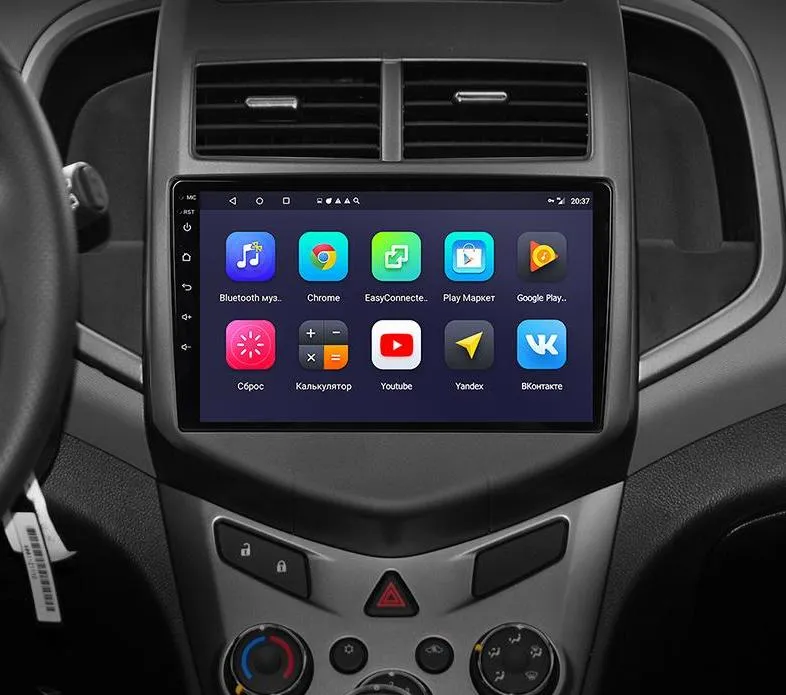 Car Dealz 9" Android 10.0 Chevrolet Aveo 2 Holden Barina 2011-2015 w CAM In Dash Plus OEM Fascia