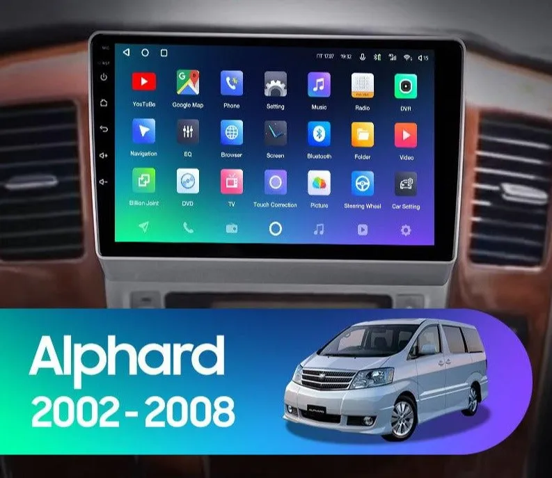 Car Dealz Premium Advanced 4G Data Model 10.2" Android 12.0 For Toyota Alphard 1 H10 2002 - 2008