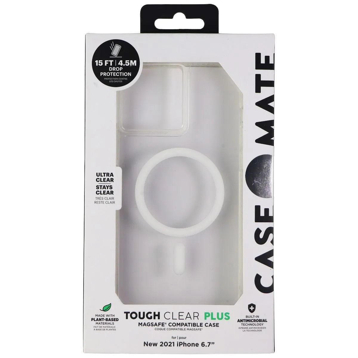 Case-Mate Tough Clear Plus Case for MagSafe for Apple iPhone 13 Pro Max - Clear