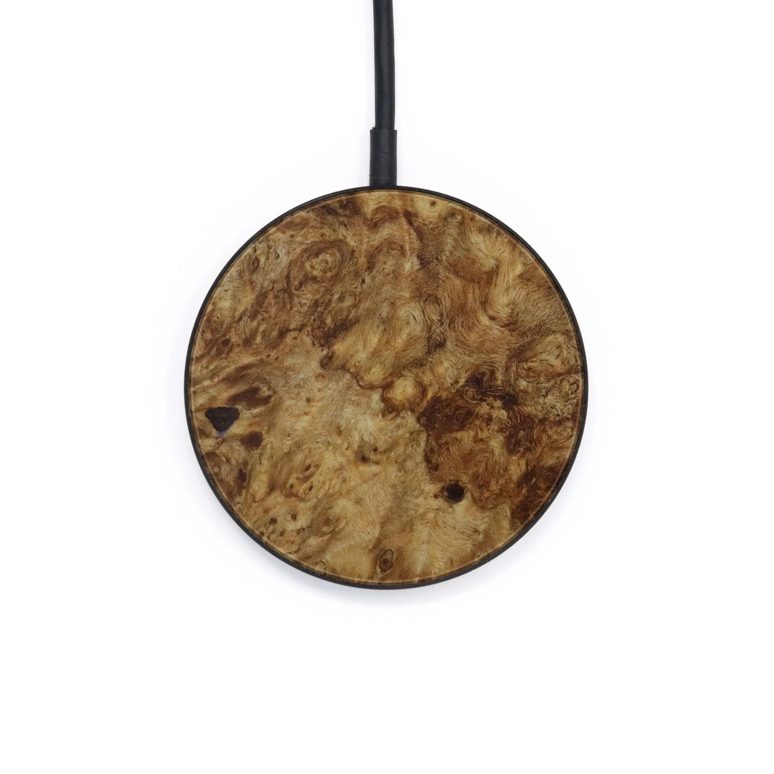 Circle Burl Wood Wireless Charger - Gloriana (Maple Burl, 592549)