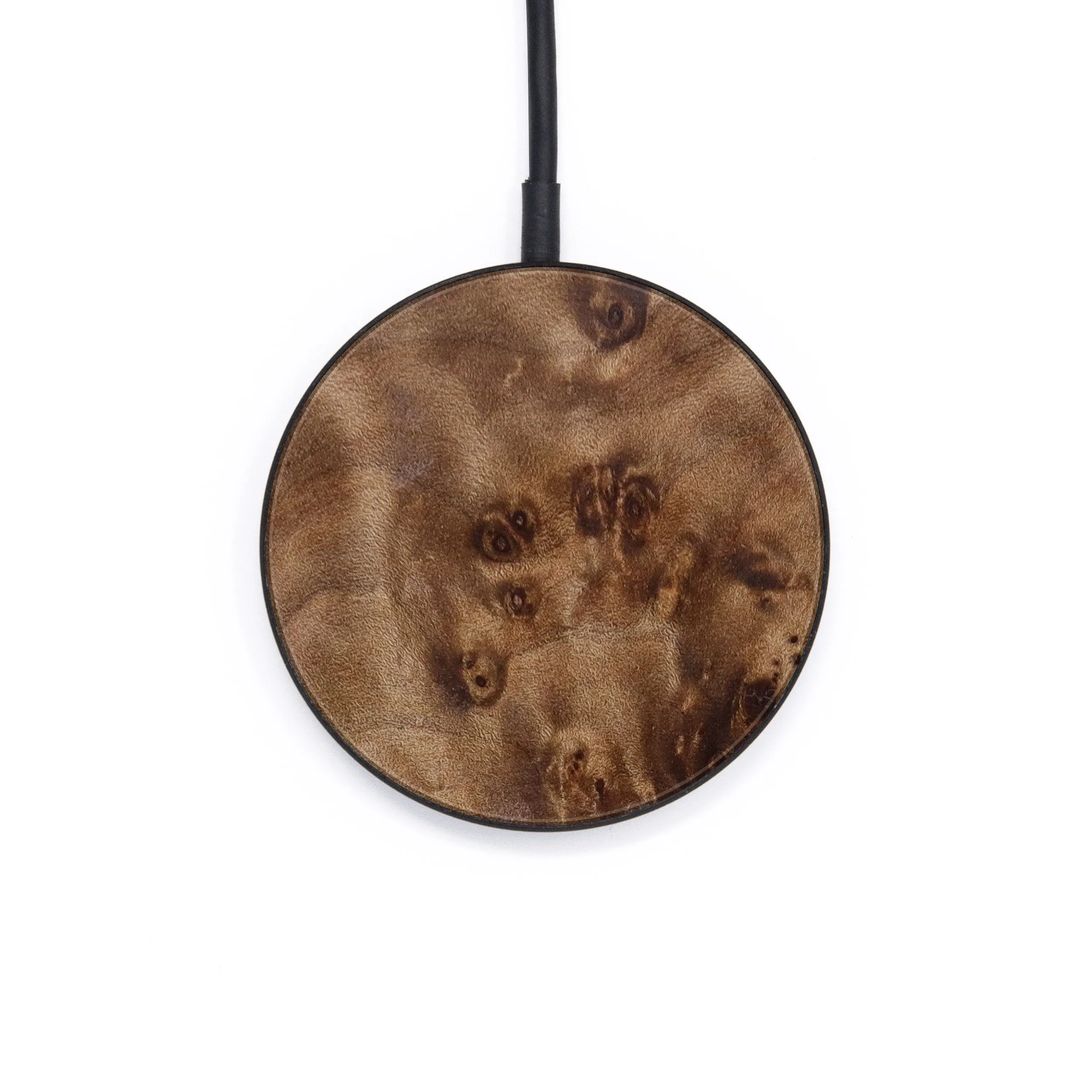 Circle Burl Wood Wireless Charger - Michele (Wood Burl, 644323)