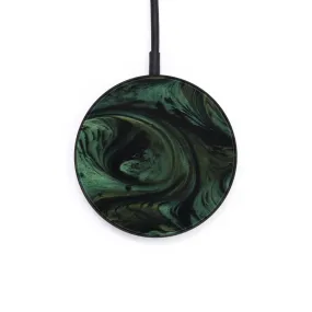 Circle ResinArt Wireless Charger - Shaun (Dark Green, 587873)