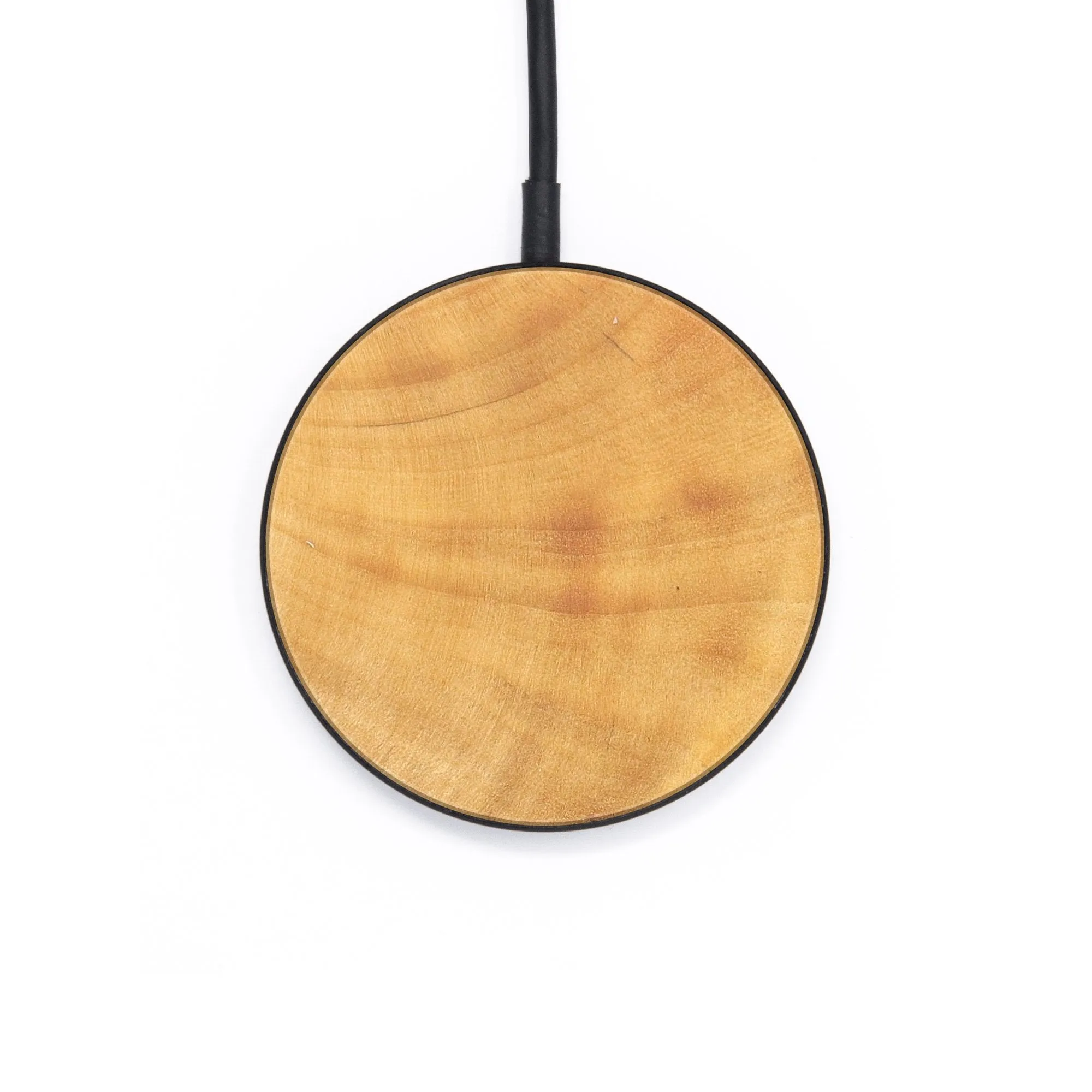 Circle Wood Resin Wireless Charger - Brent (Wood Burl, 678145)