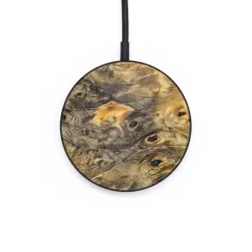 Circle Wood Resin Wireless Charger - Colleen (Wood Burl, 671728)