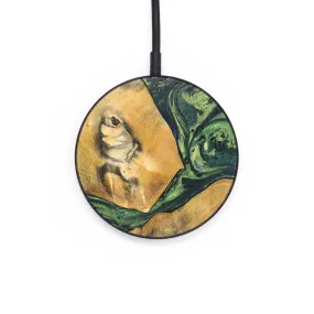 Circle Wood Resin Wireless Charger - Demi (Green, 694221)