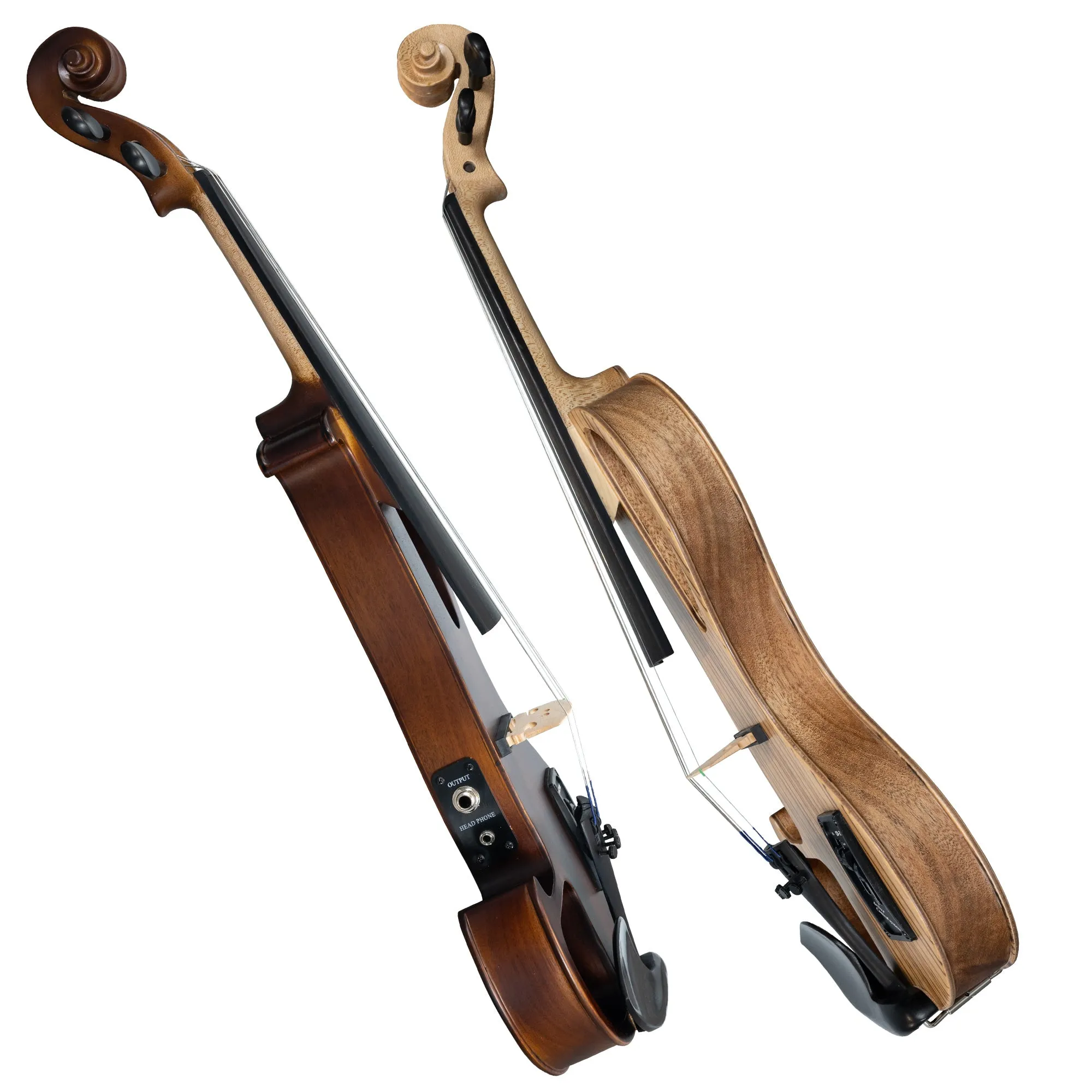 CLEARANCE Bunnel Edge Zebrano Electric Violin Outfit