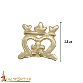 Crowned Heart (15th century) Belt Mount