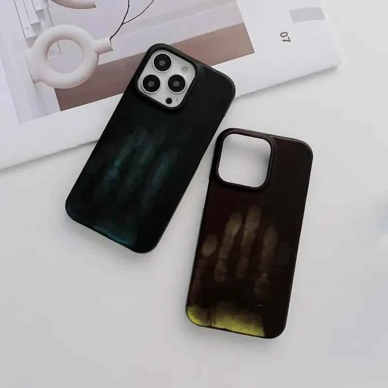 Cute Thermal Heat Induction Sensor Phone Cases for iPhone 13, 12 Mini, 13 Pro Max, 11 Pro Max, XR, SE2, XS Max, 7, 8 Plus