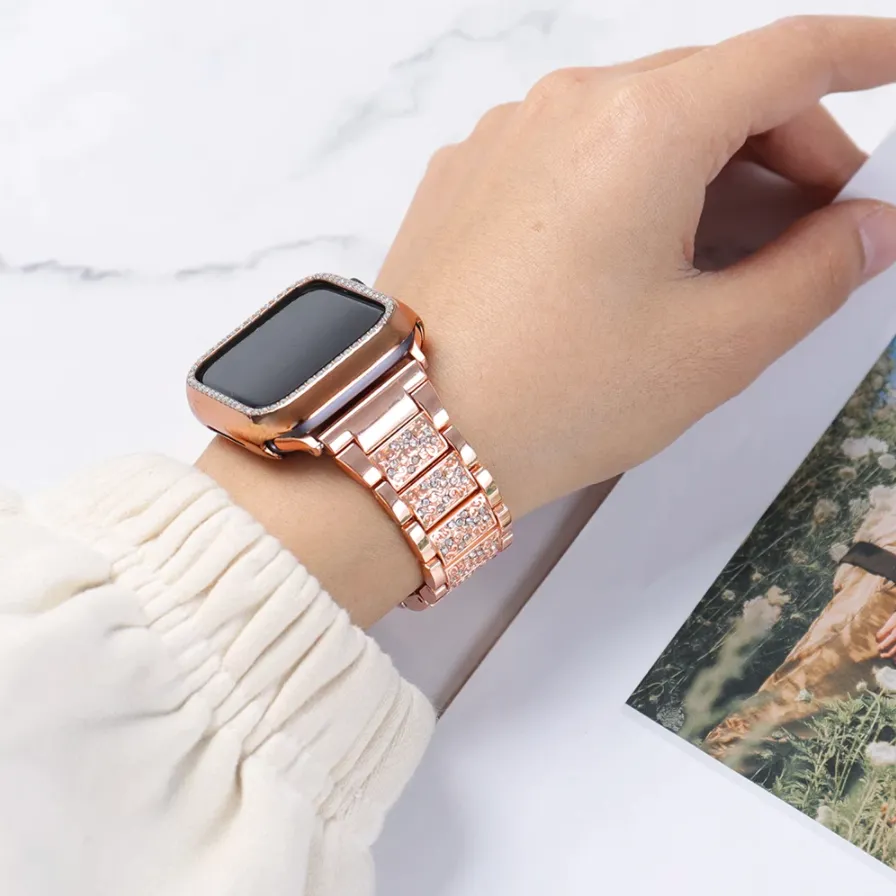 Diamond Metal Strap for Apple Watch