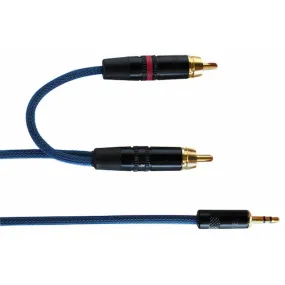 Digiflex ICABLE-10-BLUE Black Connectors With Gold Contacts25 Awg 100% Coverage Foil Shield - 10 Foot