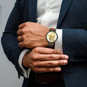 E.B.V. Wooden Strap Quartz Watch