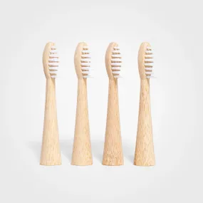 Electric Toothbrush Heads, 4-pack | Made of Bamboo, White, Philips