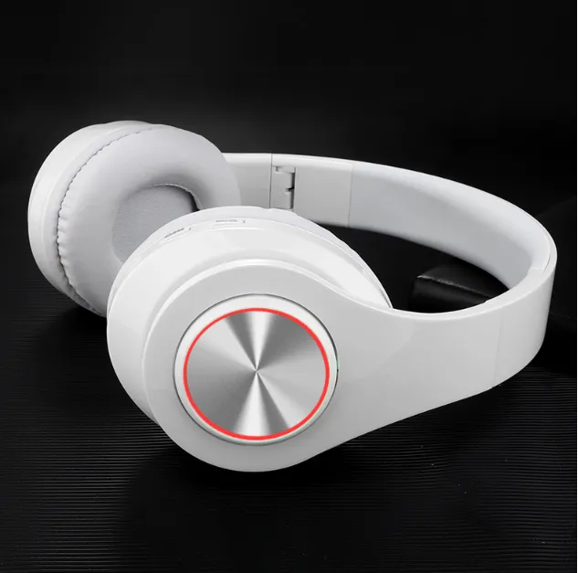 Ergonomic Wireless Bluetooth 5.0 Foldable Headphones (White)