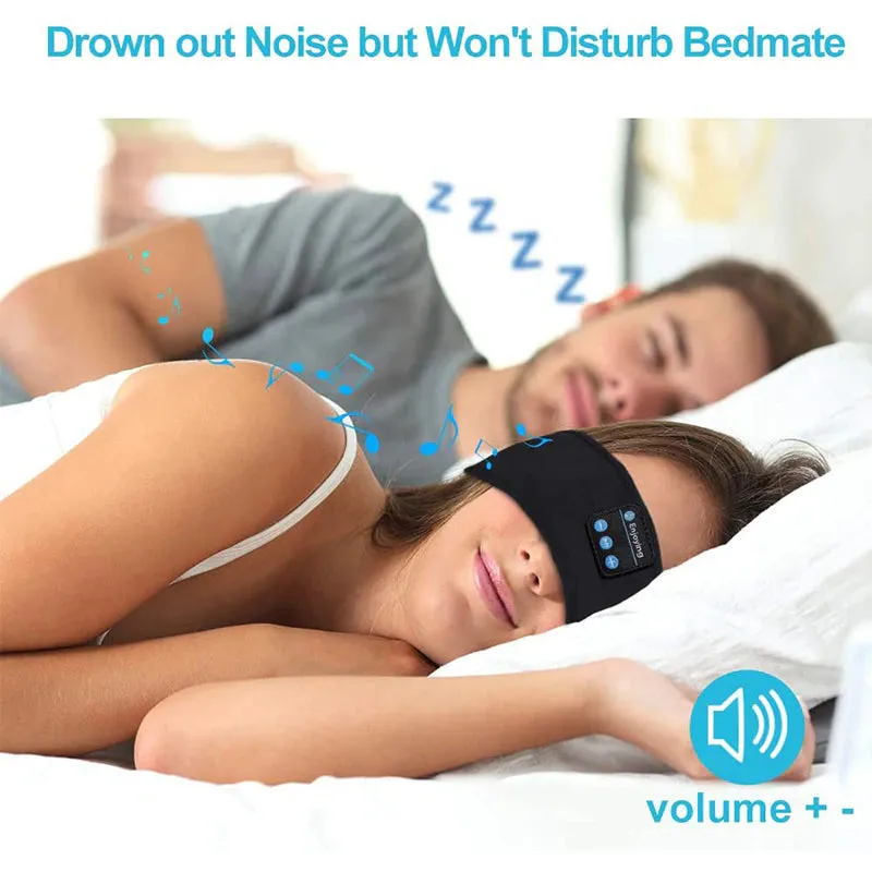 Experience Ultimate Comfort: All-in-One Wireless Bluetooth Headband | Sports & Sleep-Friendly Over-the-Ear Earbuds | Music-Enabled, Soft Eye Mask | Perfect for Active Lifestyles and Relaxing Sleep