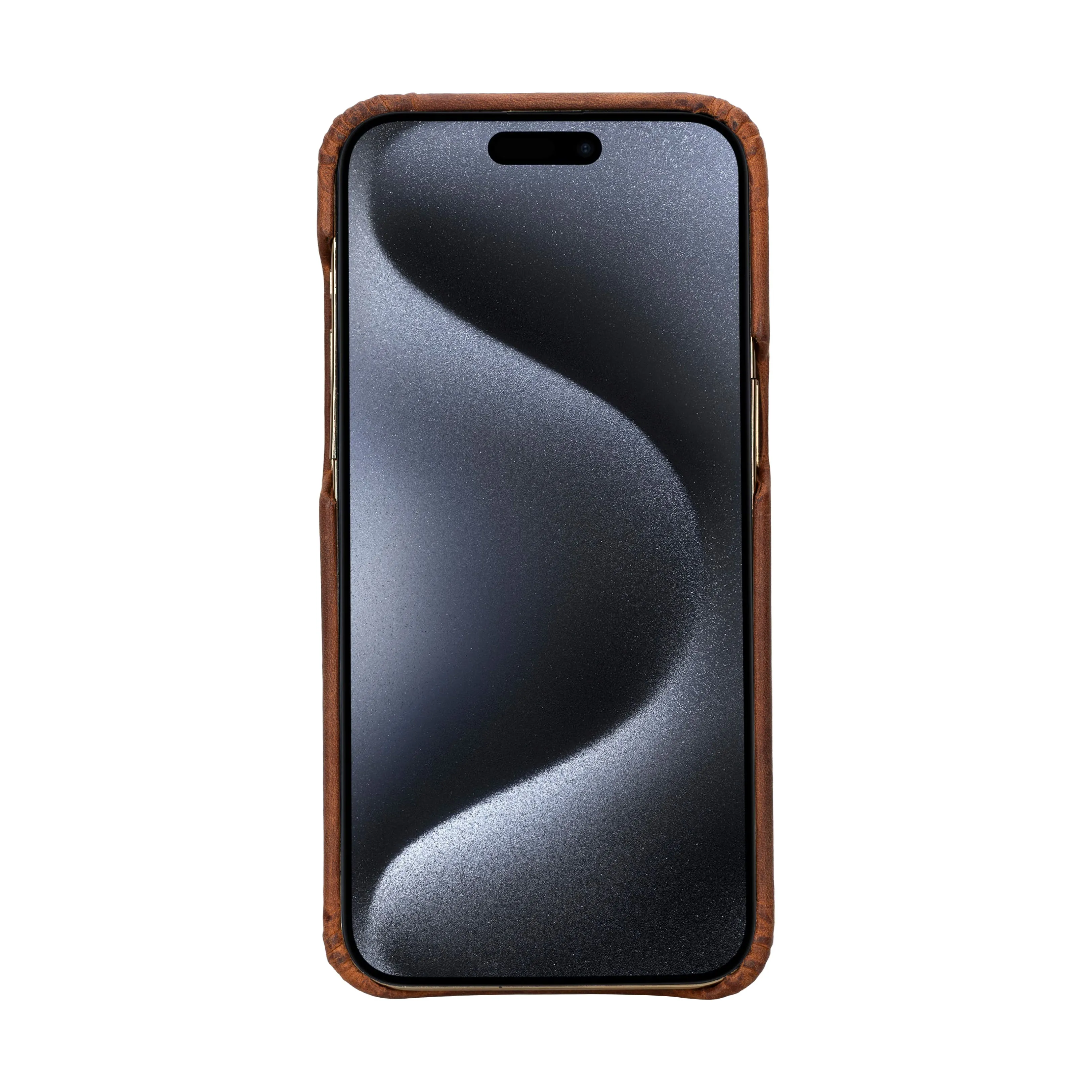 F360 iPhone 16 Pro Max Full Genuine Leather Back Cover