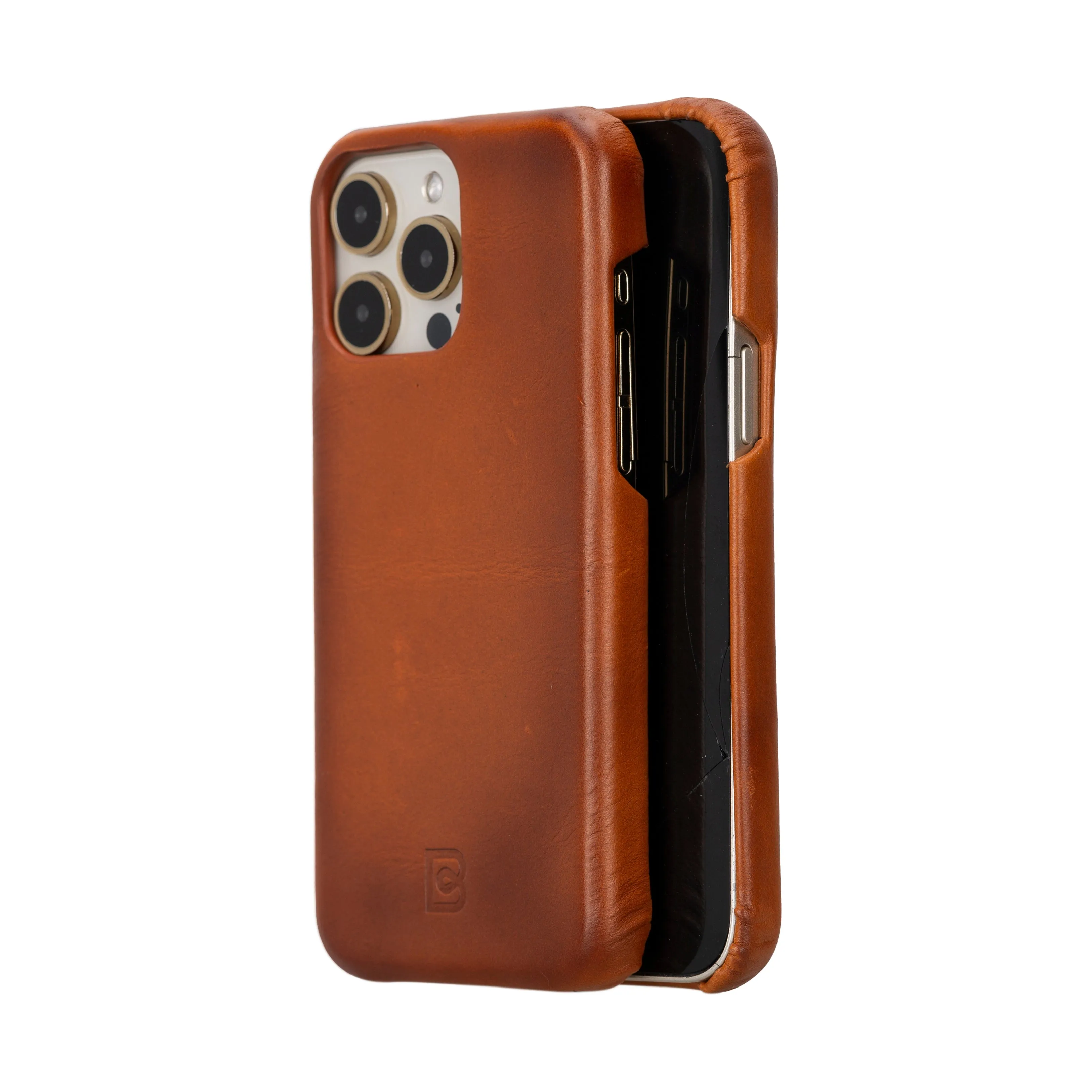 F360 iPhone 16 Pro Max Full Genuine Leather Back Cover