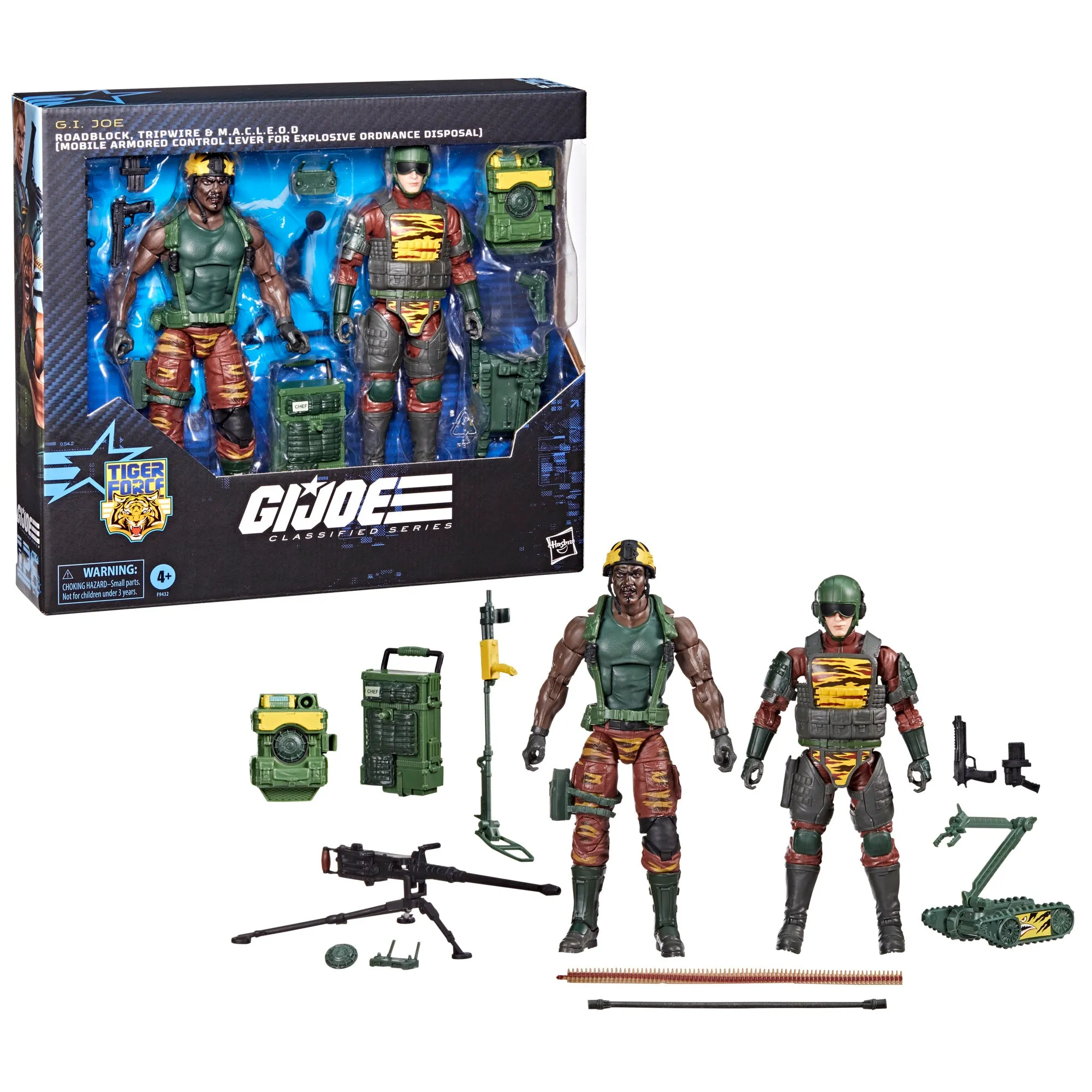 G.I. Joe Classified Series #126, Tiger Force Roadblock, Tripwire, & M.A.C.L.E.O.D.