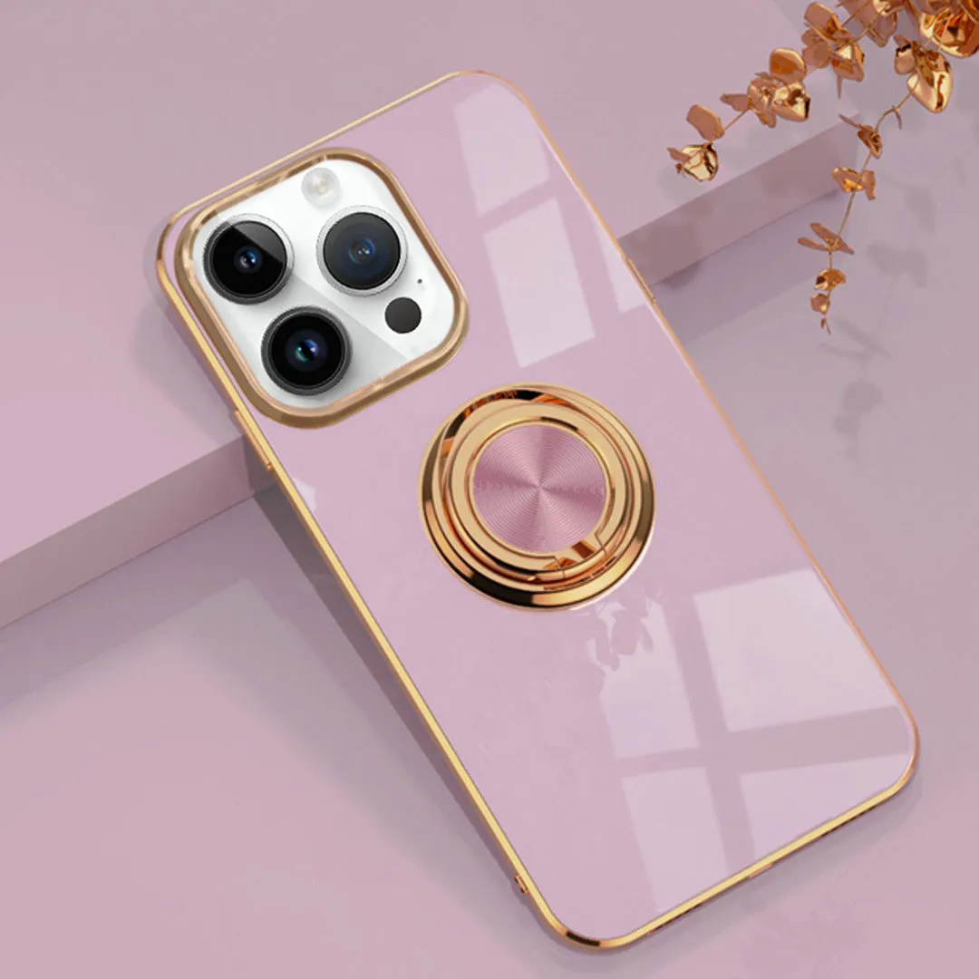 Gold Plating Metallic Ring Case