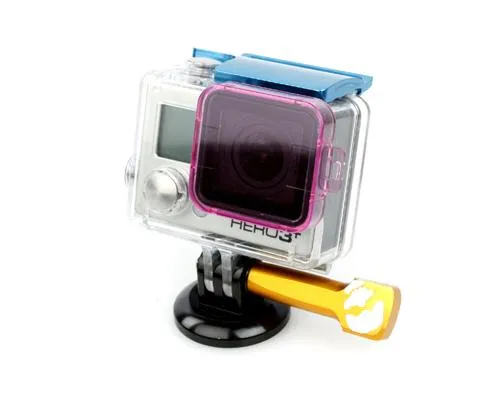 GoPro Aluminum Tripod Mount Adapter for Hero 1/2/3/3 /4 Camera -Black