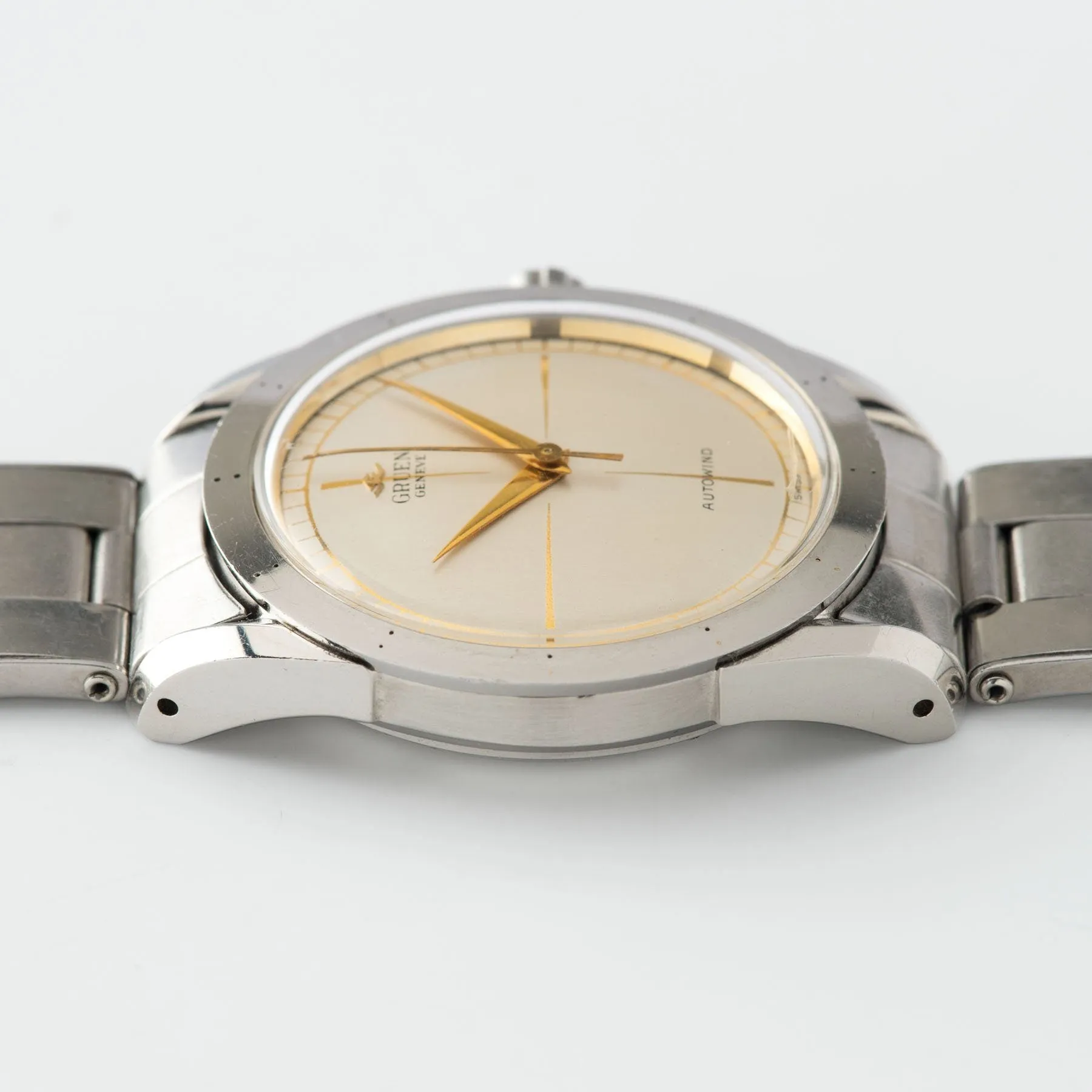 Gruen Dress Watch with Crosshair Dial