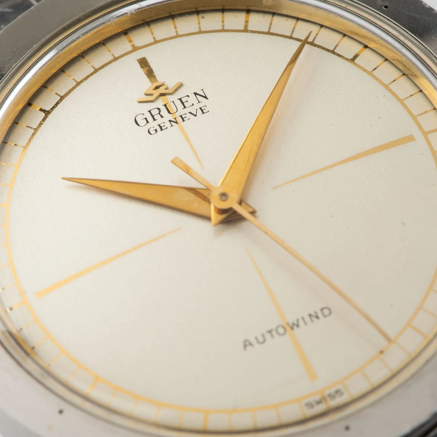 Gruen Dress Watch with Crosshair Dial