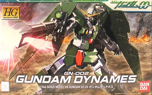 Gundam 1/144 HG 00 #03 GN-002 Gundam Dynames Model Kit