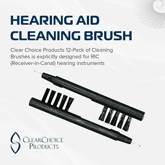 Hearing Aid Cleaning Brush with Magnet