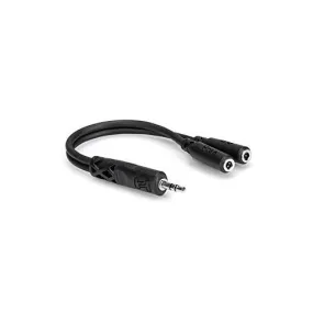 Hosa YMM-232 Y Cable - 3.5mm TRS To Dual 3.5mm TRSF