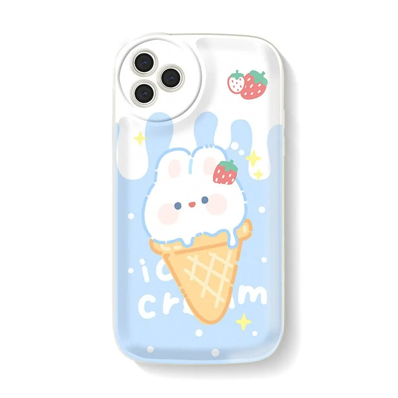 Ice Cream Bunny iPhone Case